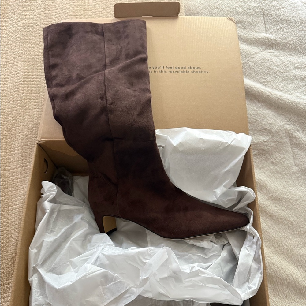 JCREW Snip Toe Tall Boots, NIB, size 8.5